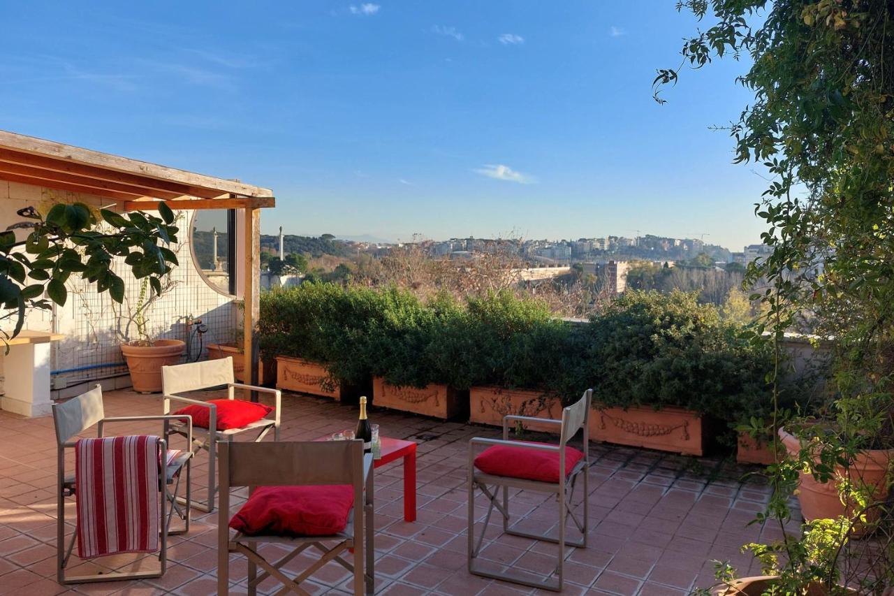 Beautiful Loft In Ponte Milvio With Terrace Apartman Róma Kültér fotó