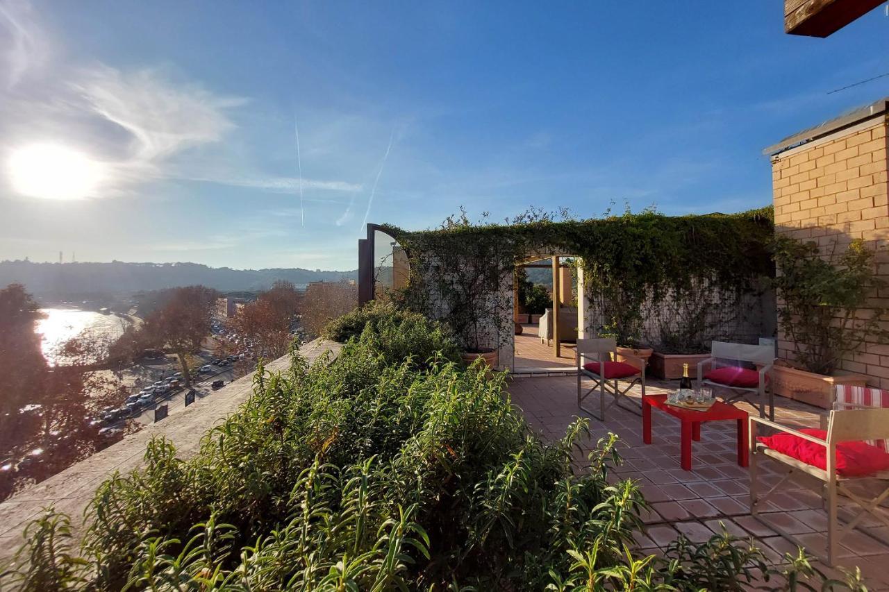 Beautiful Loft In Ponte Milvio With Terrace Apartman Róma Kültér fotó
