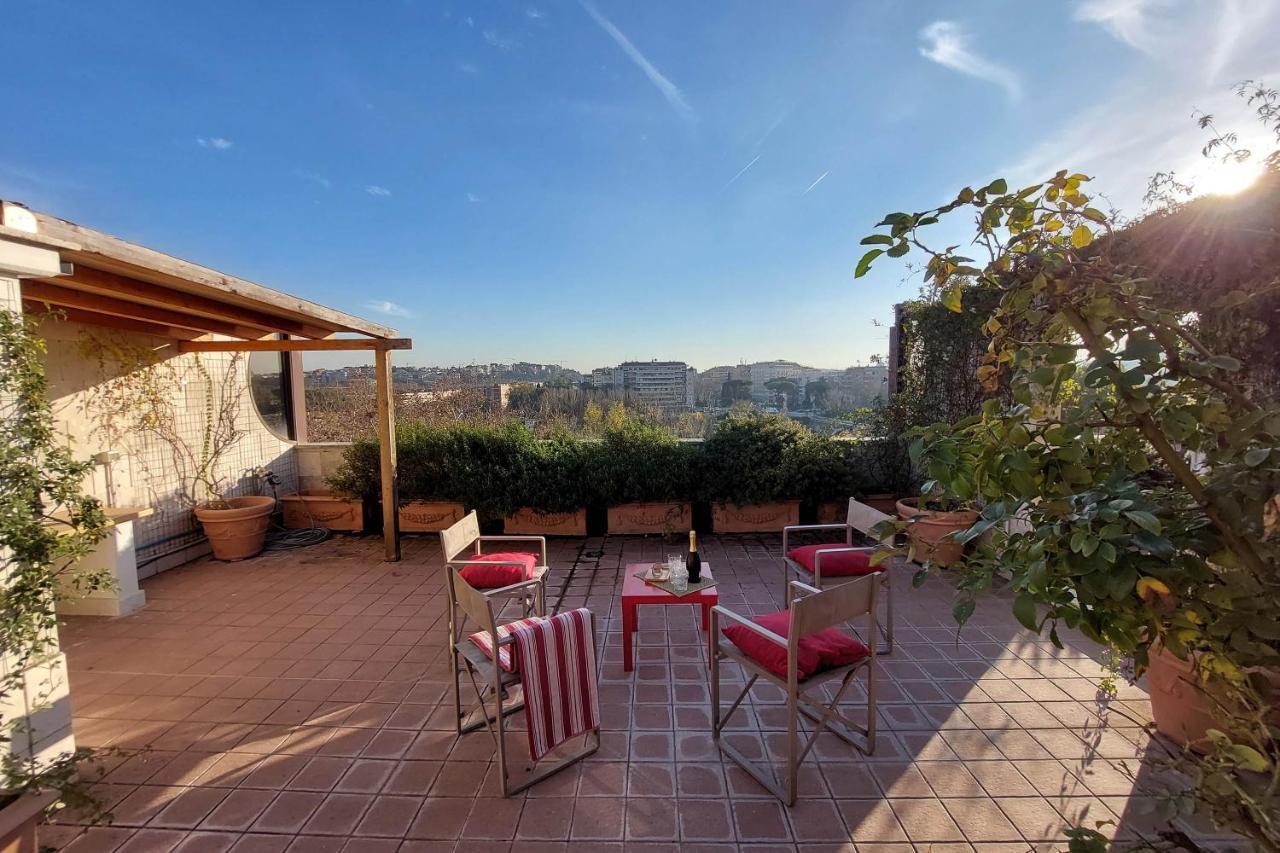 Beautiful Loft In Ponte Milvio With Terrace Apartman Róma Kültér fotó