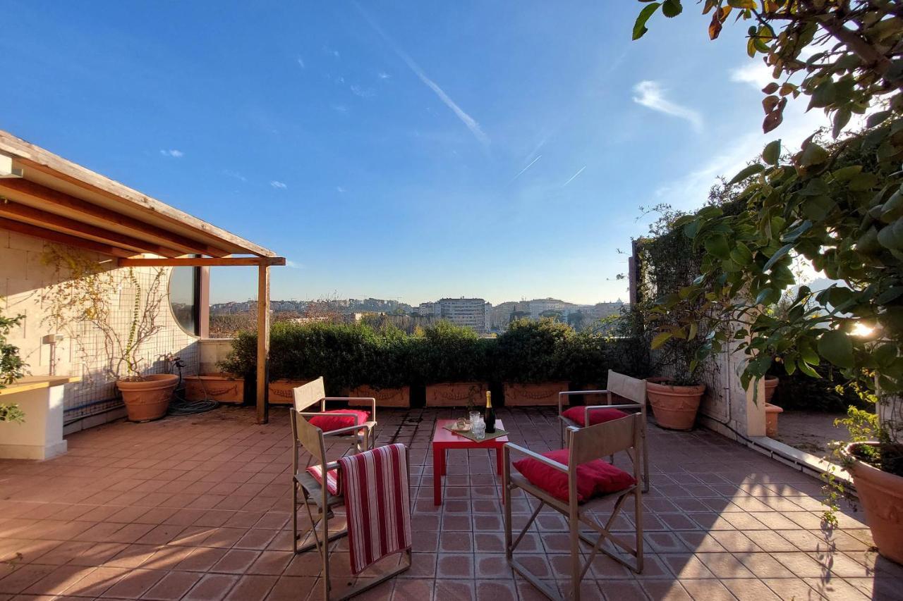 Beautiful Loft In Ponte Milvio With Terrace Apartman Róma Kültér fotó
